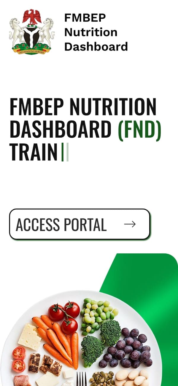 FMBEP Nutrition Dashboard on mobile