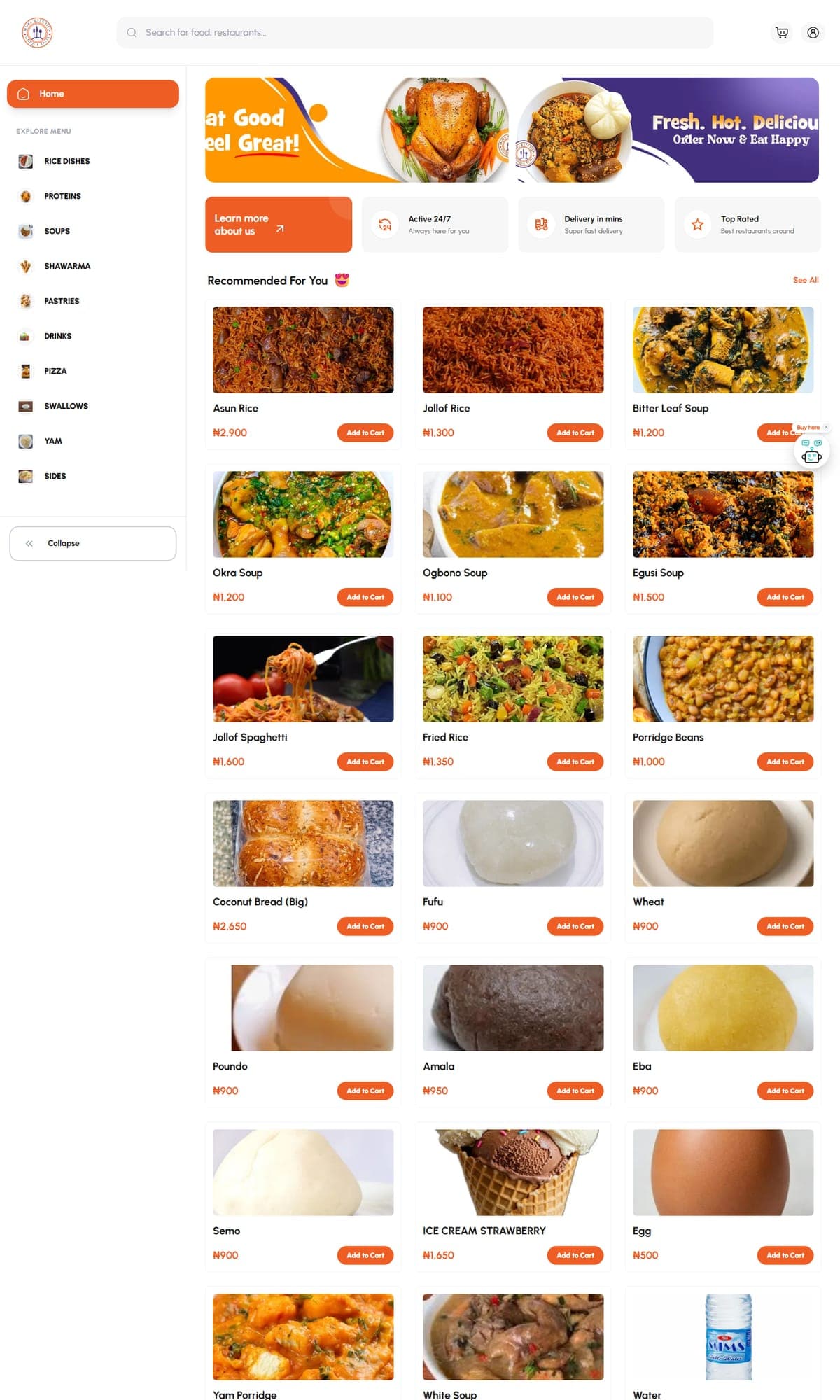 MIMS Kitchen website