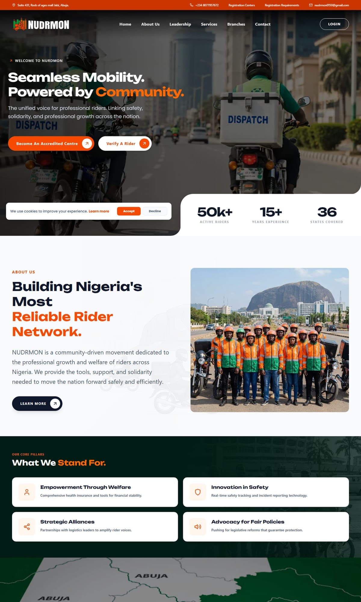 NUDRMON website