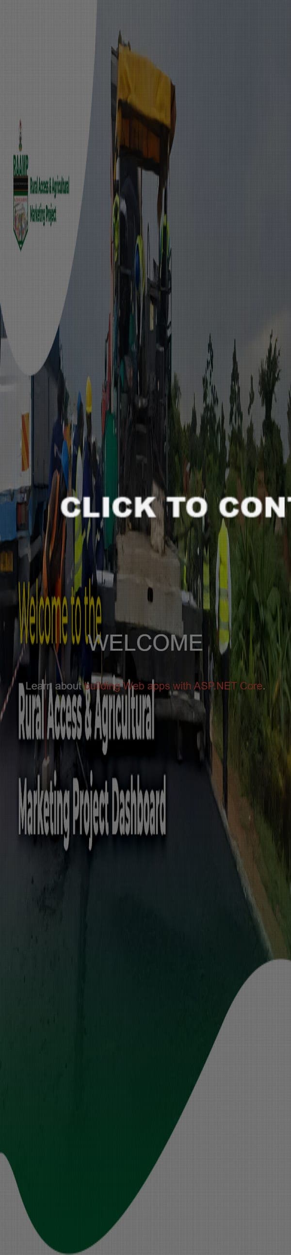 RAAMP Dashboard on mobile