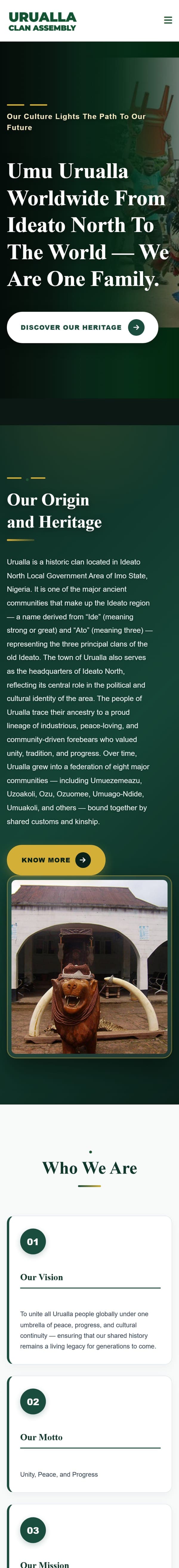 Urualla Clan Assembly on mobile